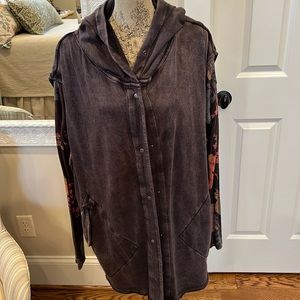 Free people hoodie med